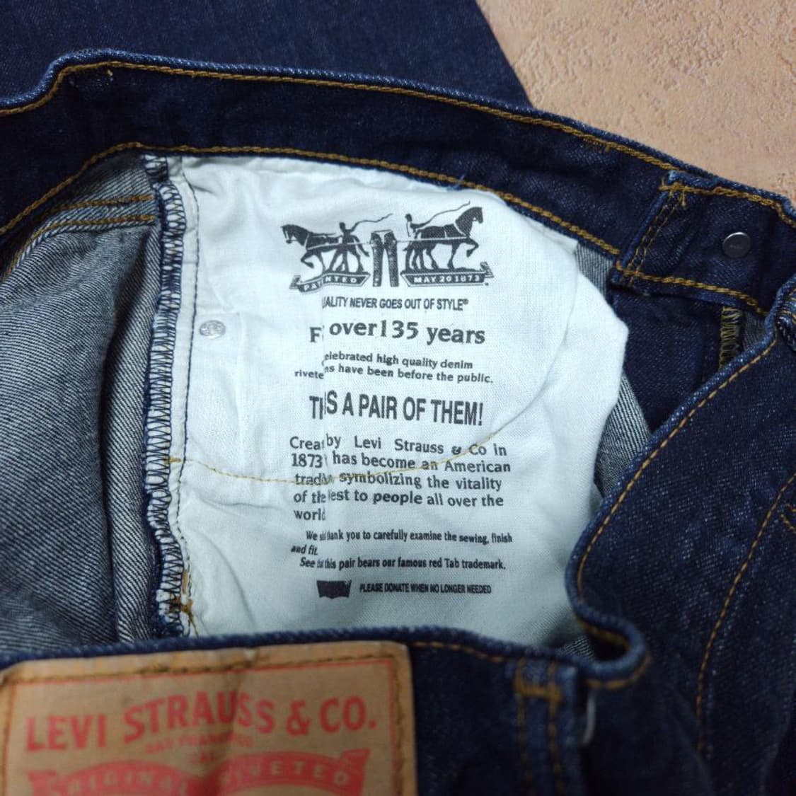 바배) 리바이스 슬림핏 데님 팬츠 상품이미지3