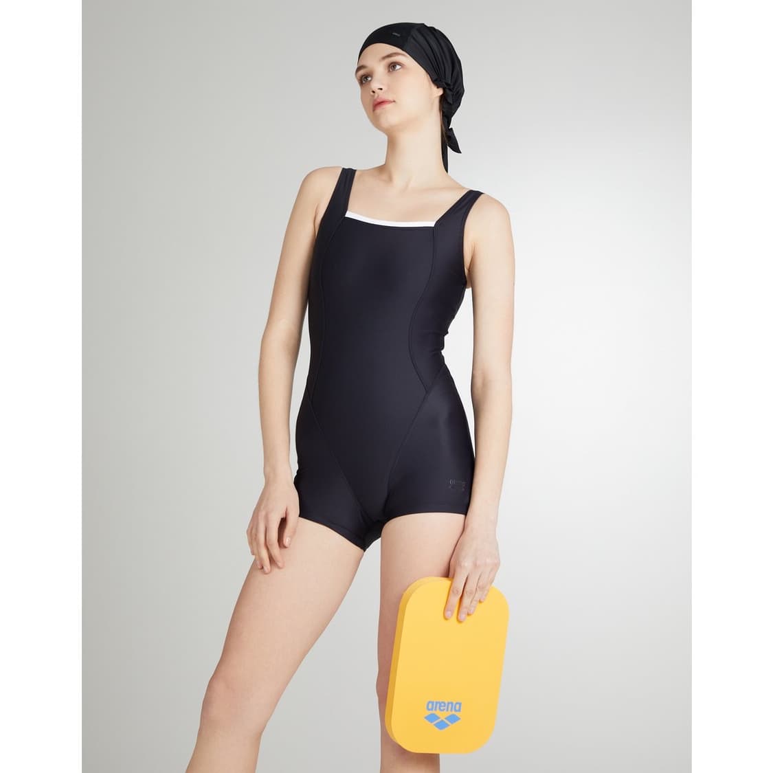 아레나 여성 반신수영복 블랙 85 상품이미지1