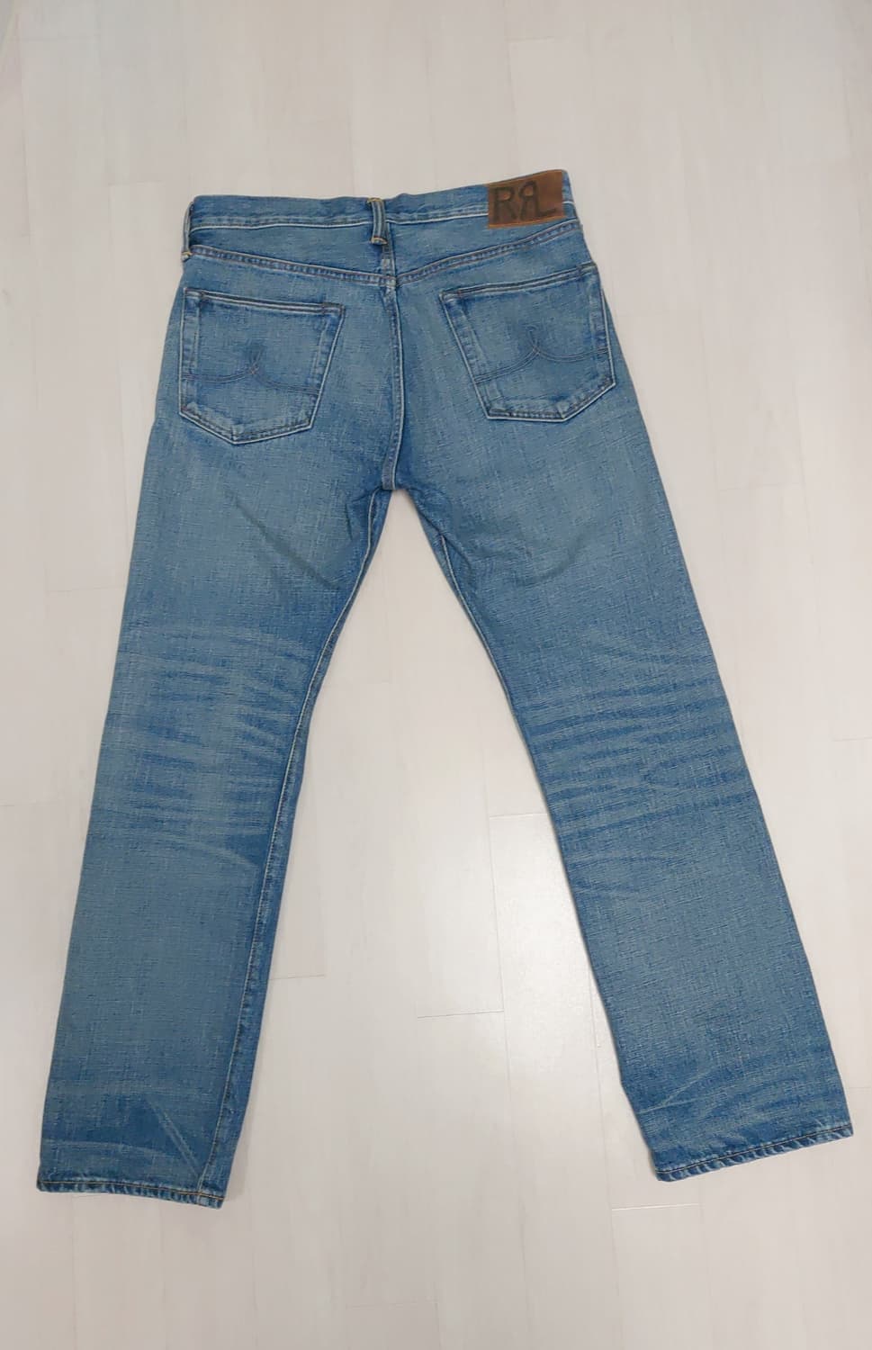 Rrl 스트레이트핏 힐스뷰 셀비지 진  상품이미지1