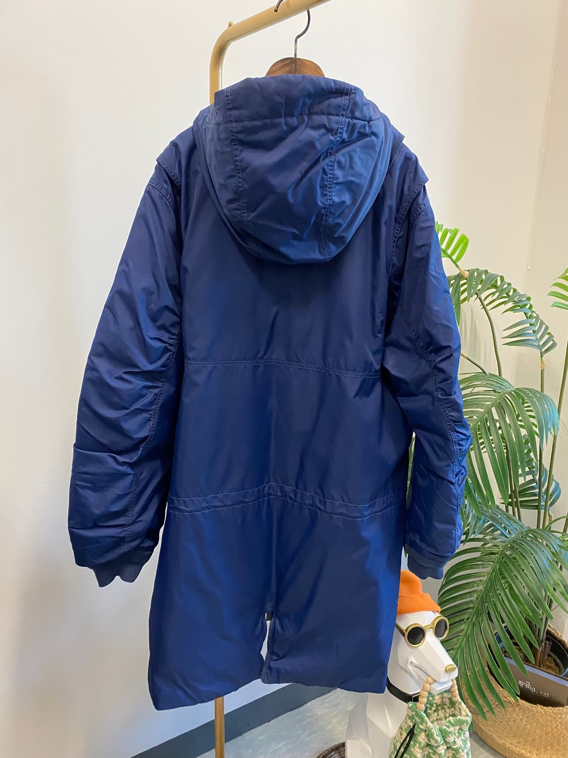 조던 투웨이 지퍼 후드 다운 롱패딩자켓 상품이미지4