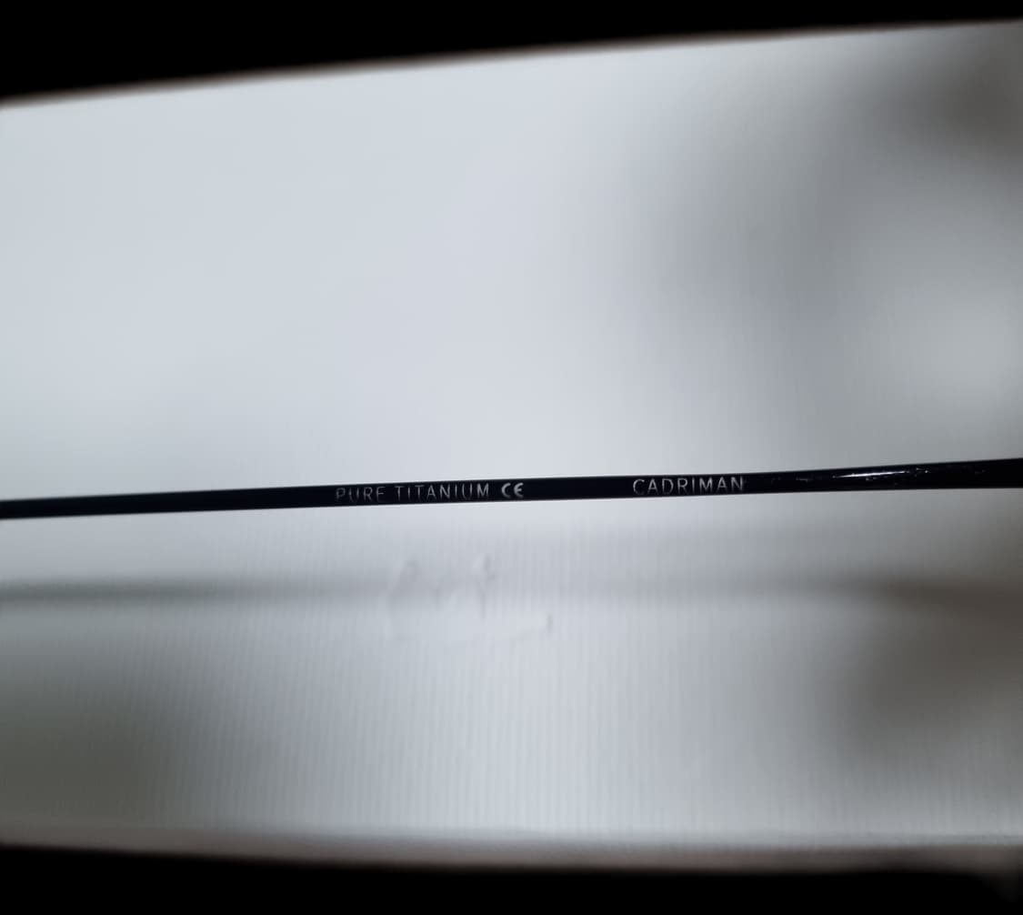 CADRIMAN [캐드리맨] 25APR21 블랙 티타늄 안경 상품이미지7