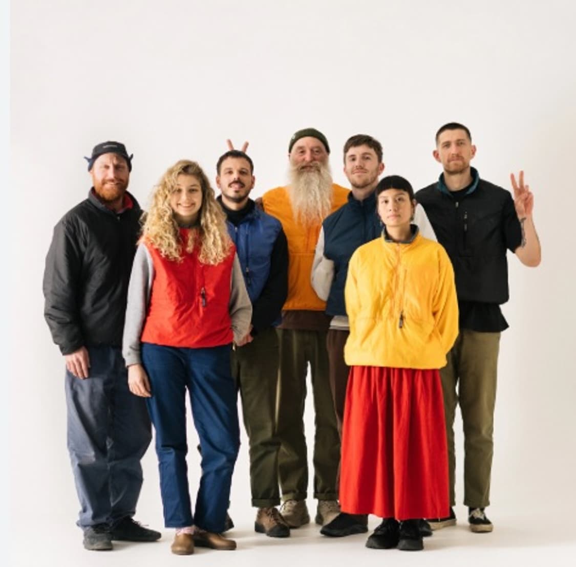 [S, 100] 파타고니아 빈티지 퍼프볼 풀오버 오렌지/카키 상품이미지1