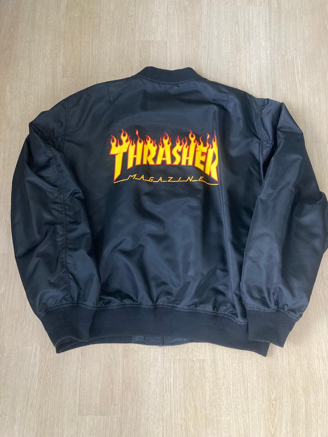 [XL] 트래셔(Thrasher, 트레셔) MA1 마원 점퍼 자켓 / 블 상품이미지3