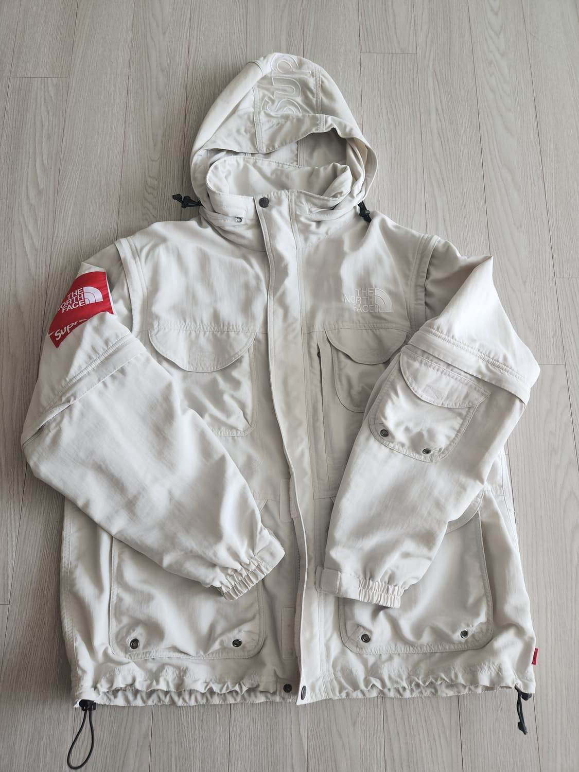 슈프림 노스페이스 트레킹 컨버터블 스톤 L사이즈 상품이미지1