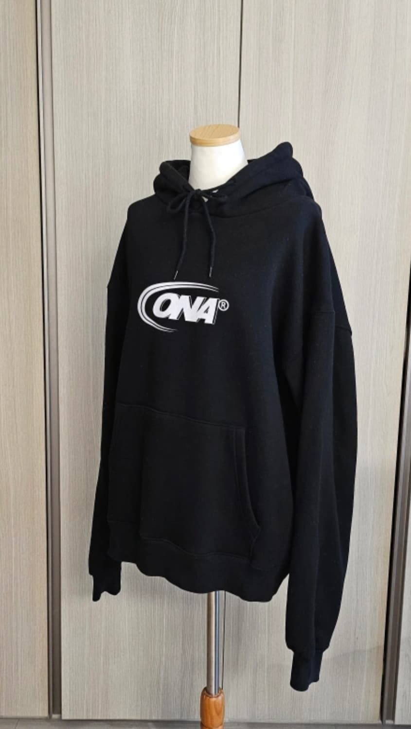 ONA 오엔에이 기모 오버핏 후드티 FREE 아웃핏 미쳤다 후드 상품이미지3