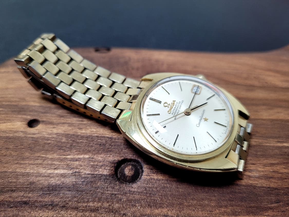 오메가 컨스틸레이션 캡골드 금배꼽 상품이미지3