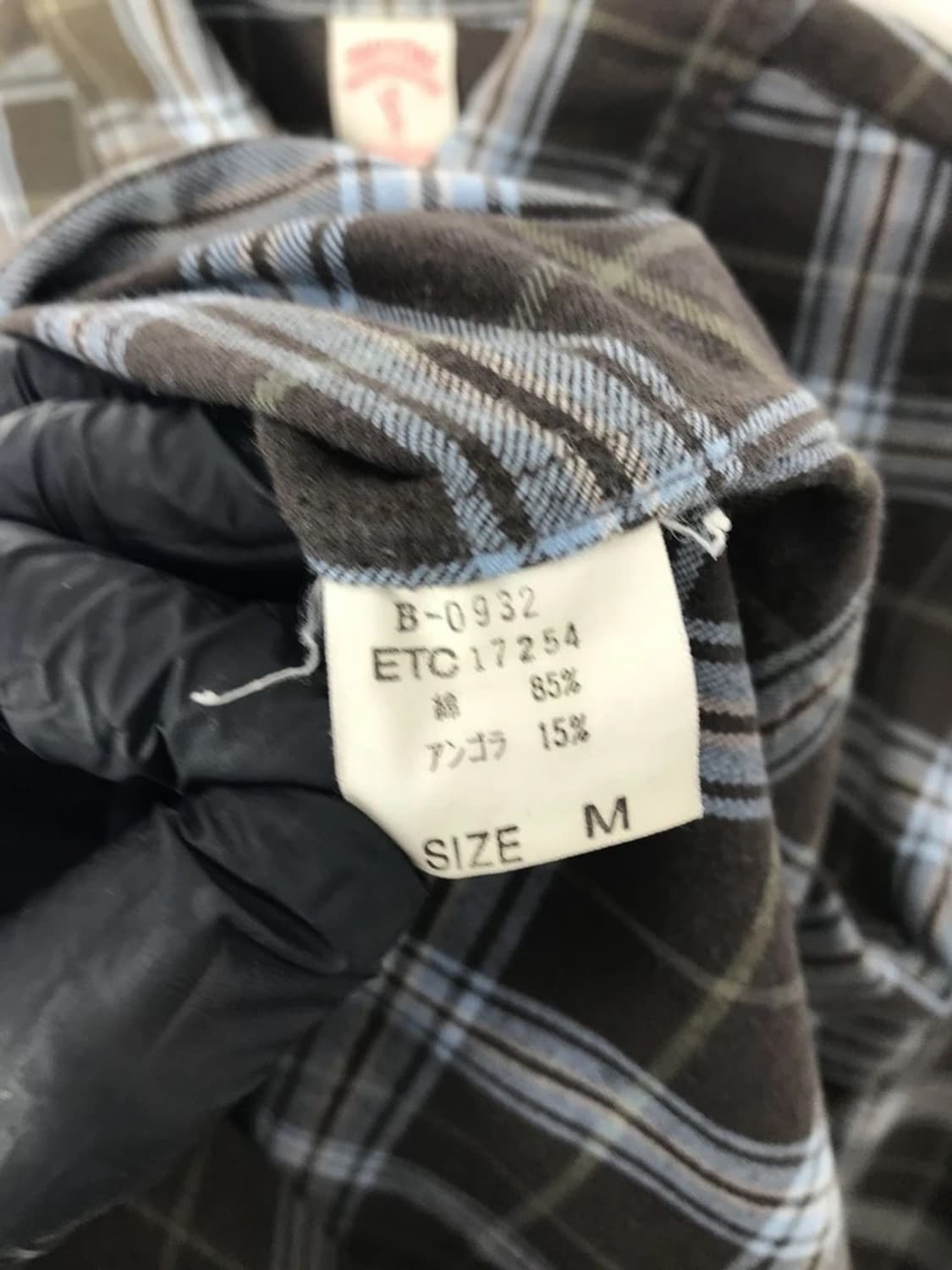 CHAPREDNA Alternative Wool Check Shirt 상품이미지6