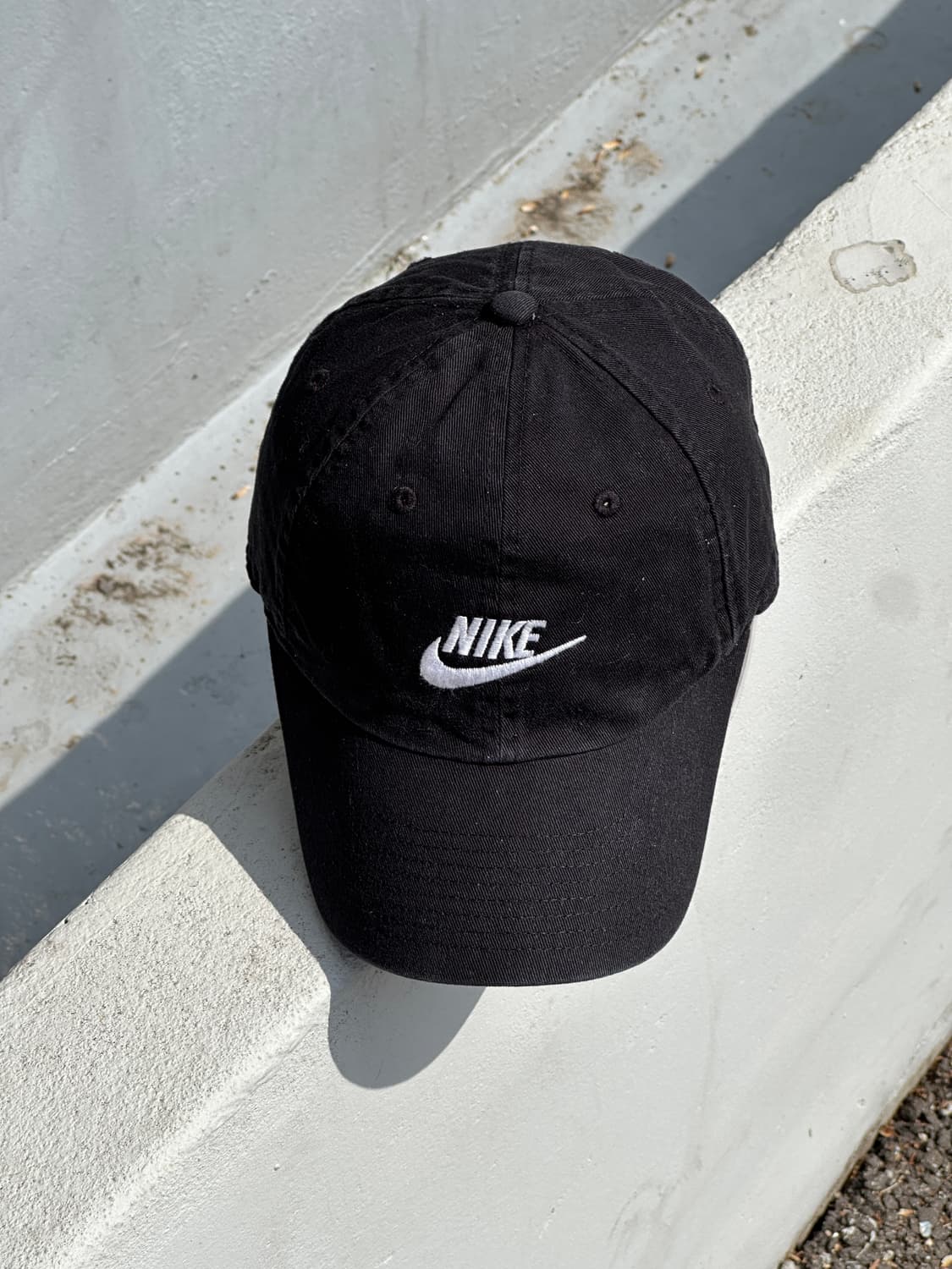 [F] 나이키 로고 레거시91 블랙 볼캡 모자 상품이미지1