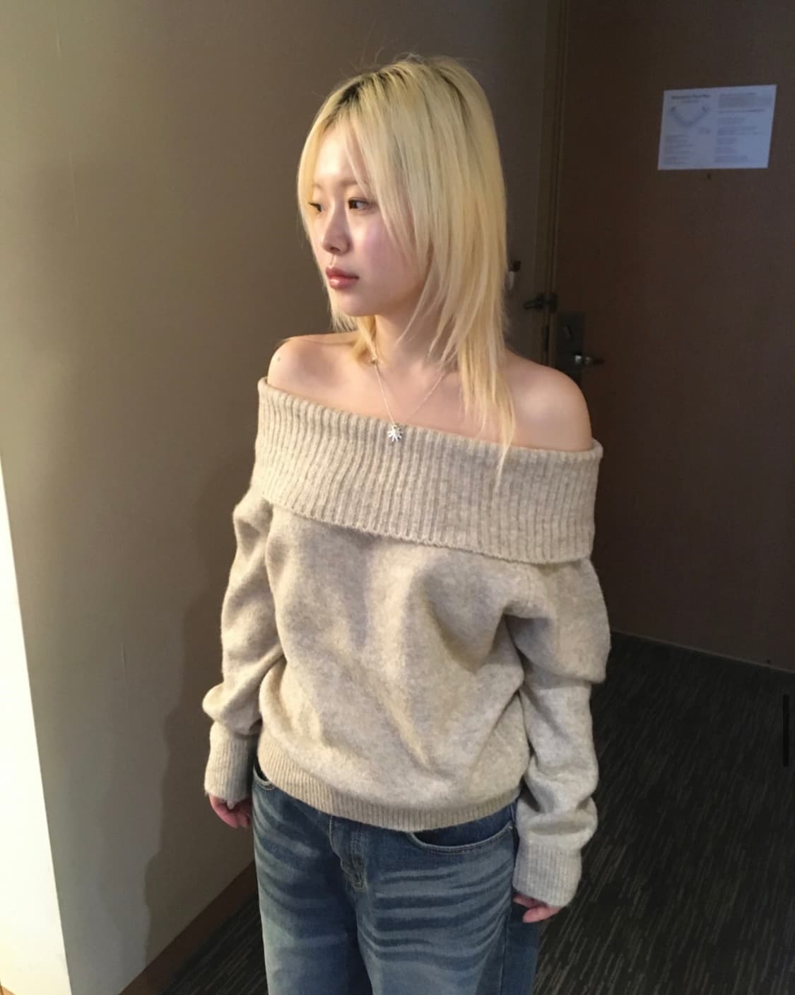 아워캐비넷 miu off knit 상품이미지2
