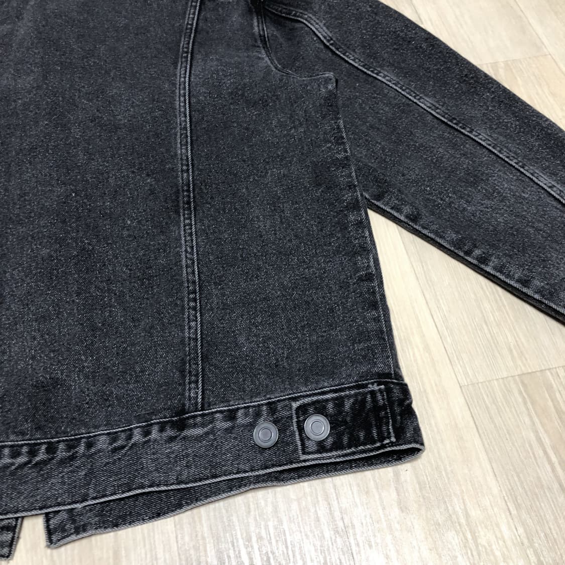 (L) 브랜디드 BRANDED 2001 슬로우 워커 데님 블랙 흑청자켓 상품이미지7