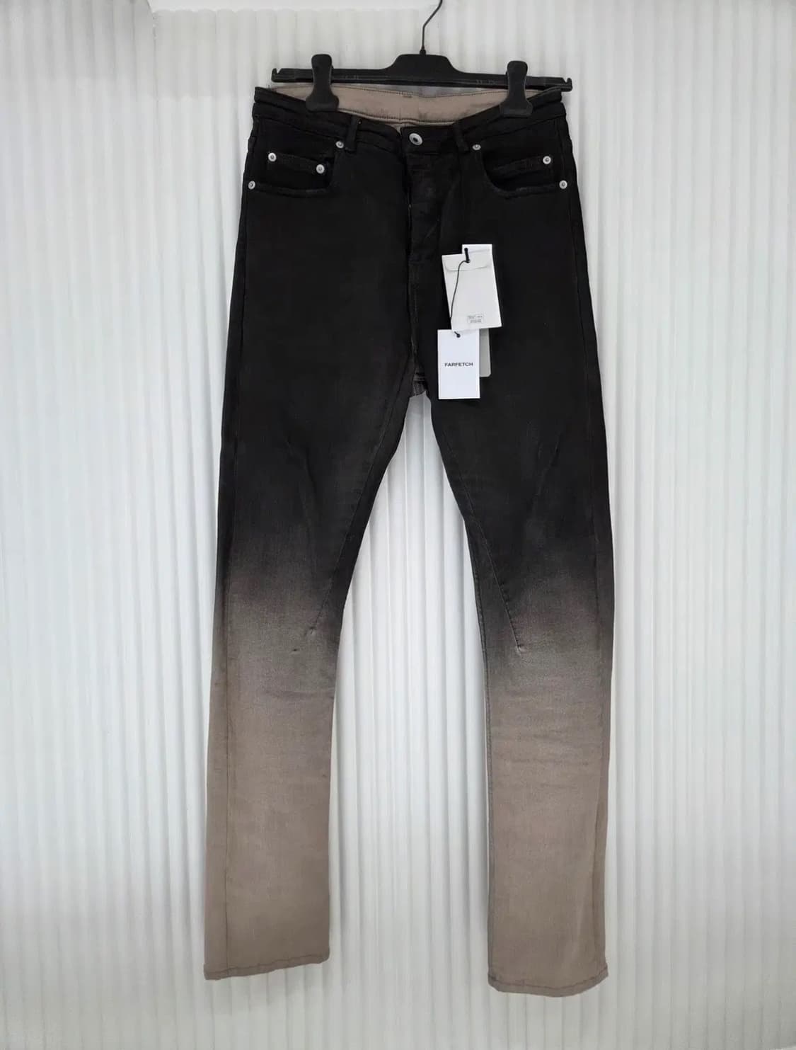 릭 오웬스 24ss DRKSHDW 블랙 & 오프화이트 룩소르 진 상품이미지3