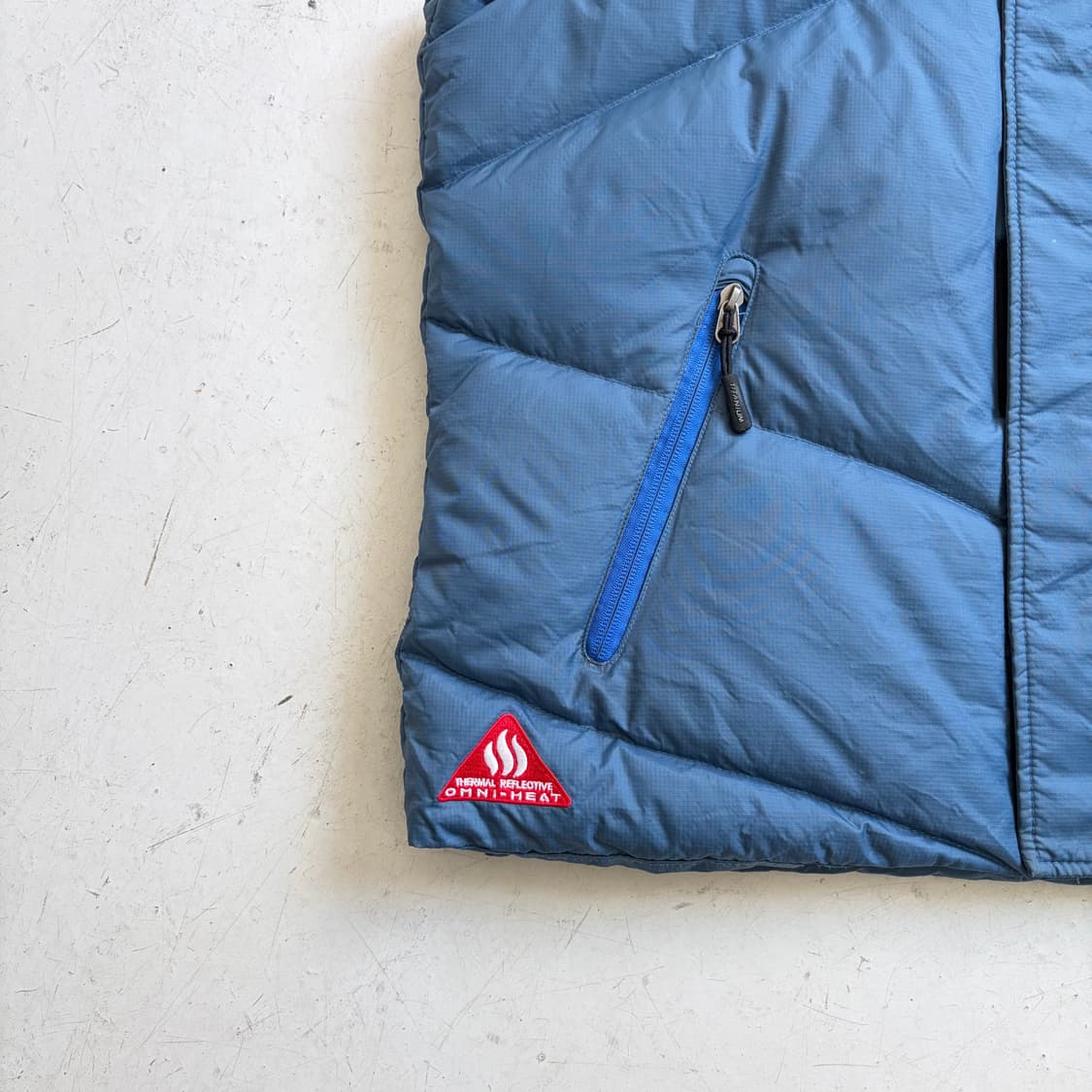컬럼비아 빈티지 구스다운 조끼패딩 XL 상품이미지4