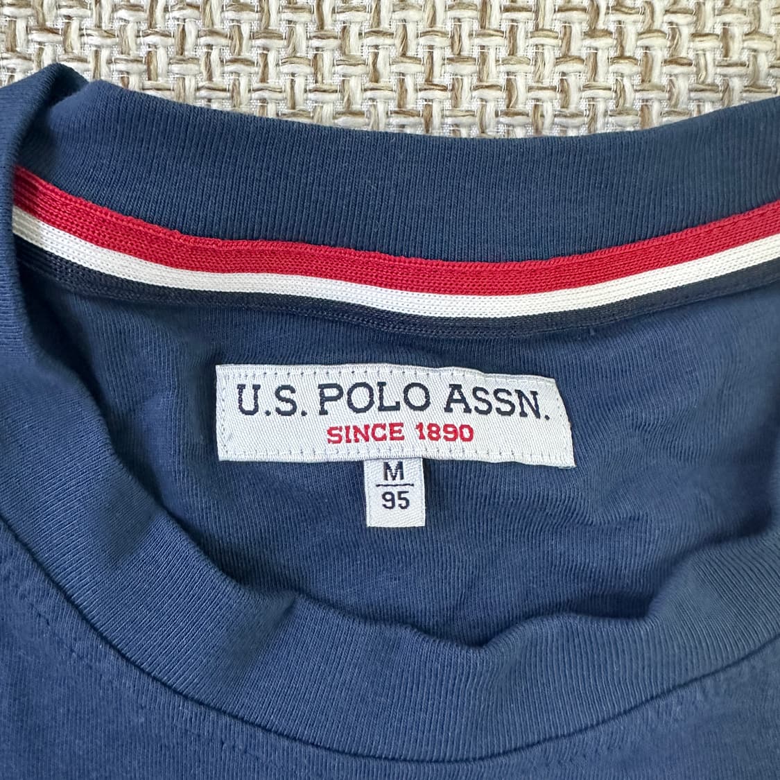 M US폴로 네이비 색상 티셔츠 0407D 상품이미지2