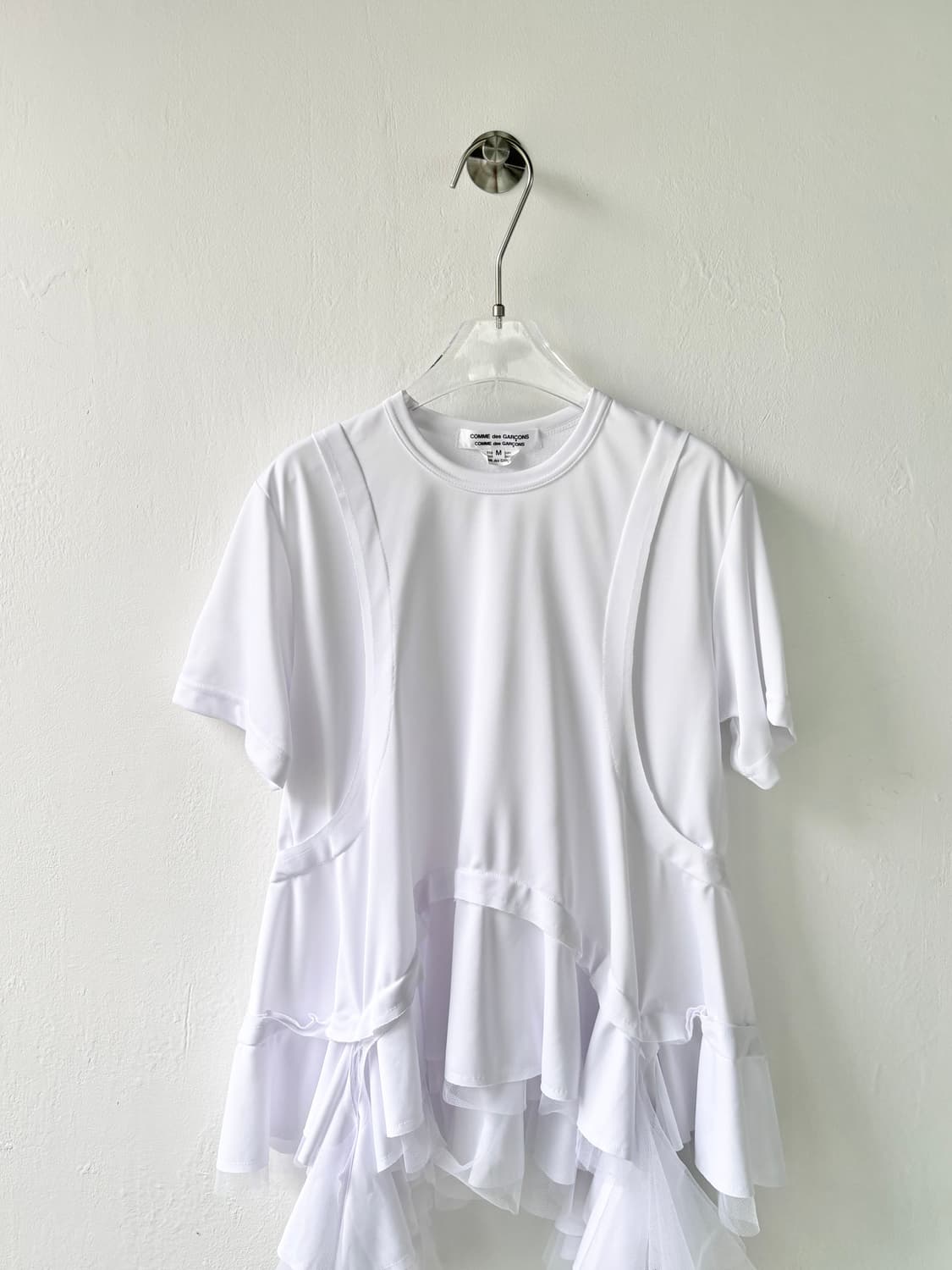 꼼데가르송 24SS 러플 티셔츠 상품이미지2