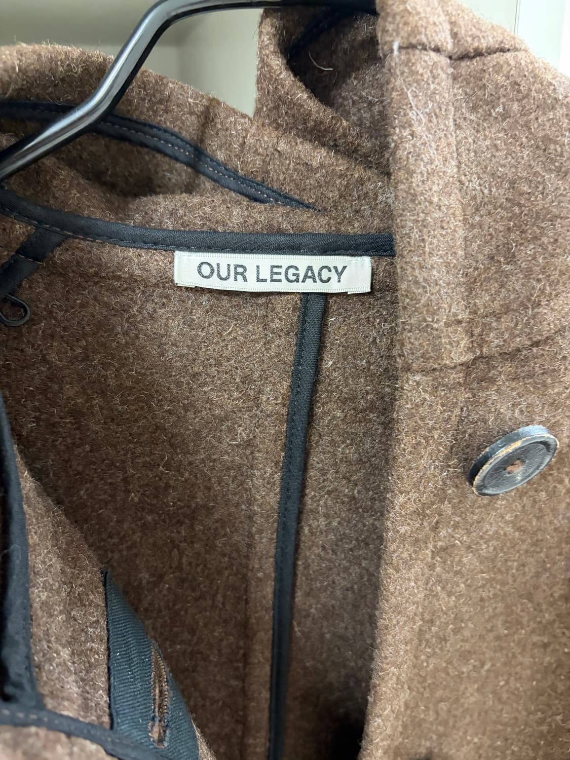 아워레가시 더플코트 브라운 36 상품이미지3