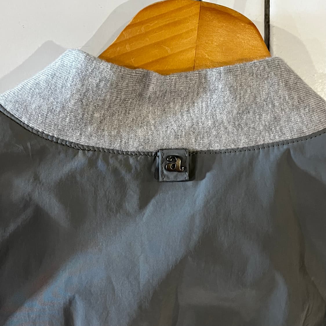 알레그리 배색 가디건 그레이 상품이미지5