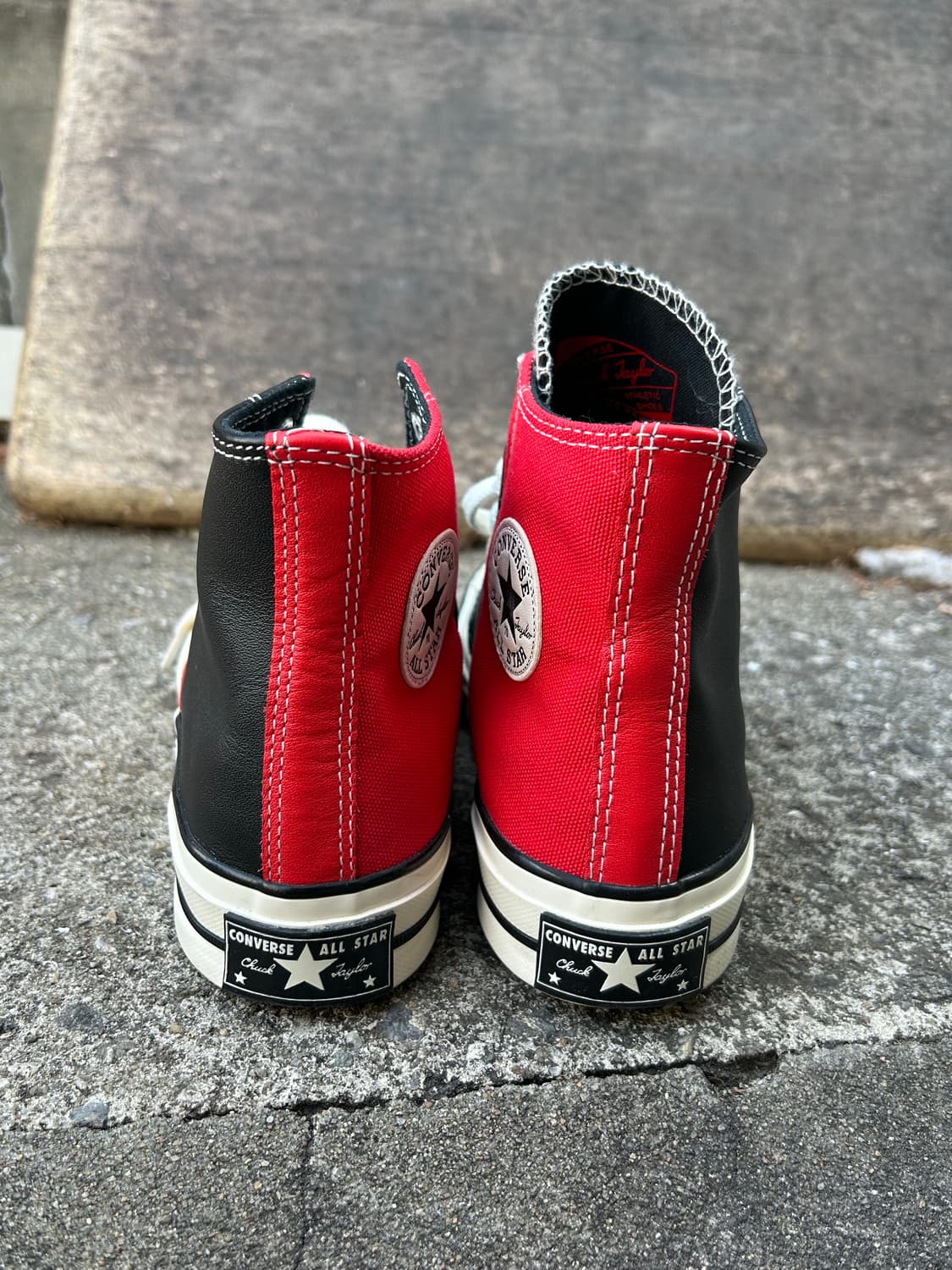 컨버스 레더배색 하이탑 상품이미지5