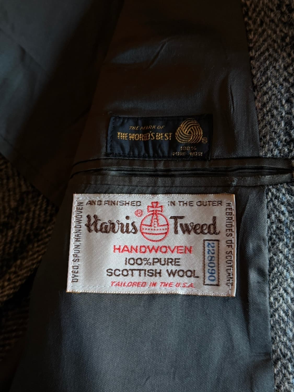 팜비치 해리스 트위드 자켓 100 상품이미지4