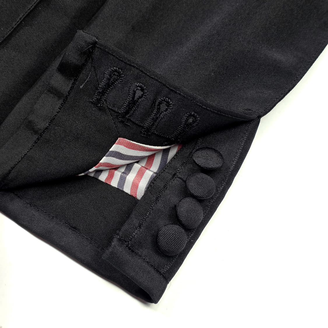 톰브라운 여성 쓰리버튼 실크 블레이저 자켓 상품이미지3