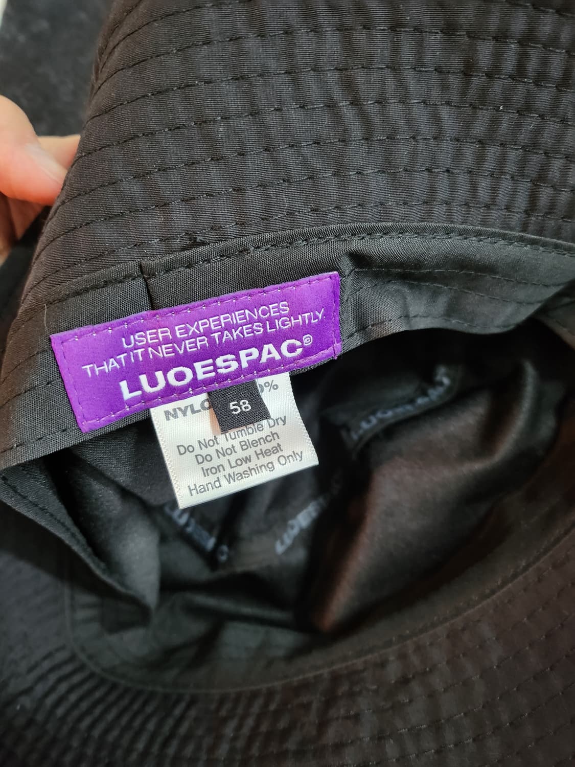 루오에스팩 오버핏 나일론 버킷햇 상품이미지4