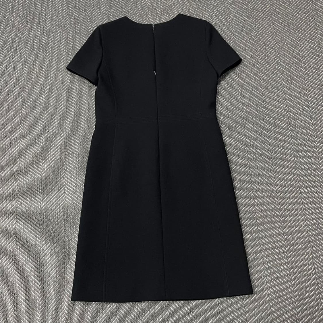 꾸레쥬 모직 블랙 원피스 v0140 상품이미지2