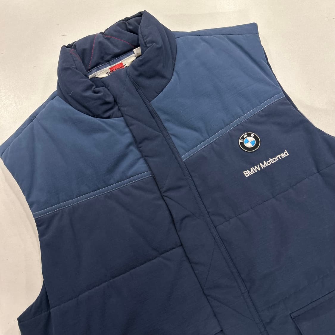 [L] BMW 모토라드 패딩 조끼 블루 A781 상품이미지4