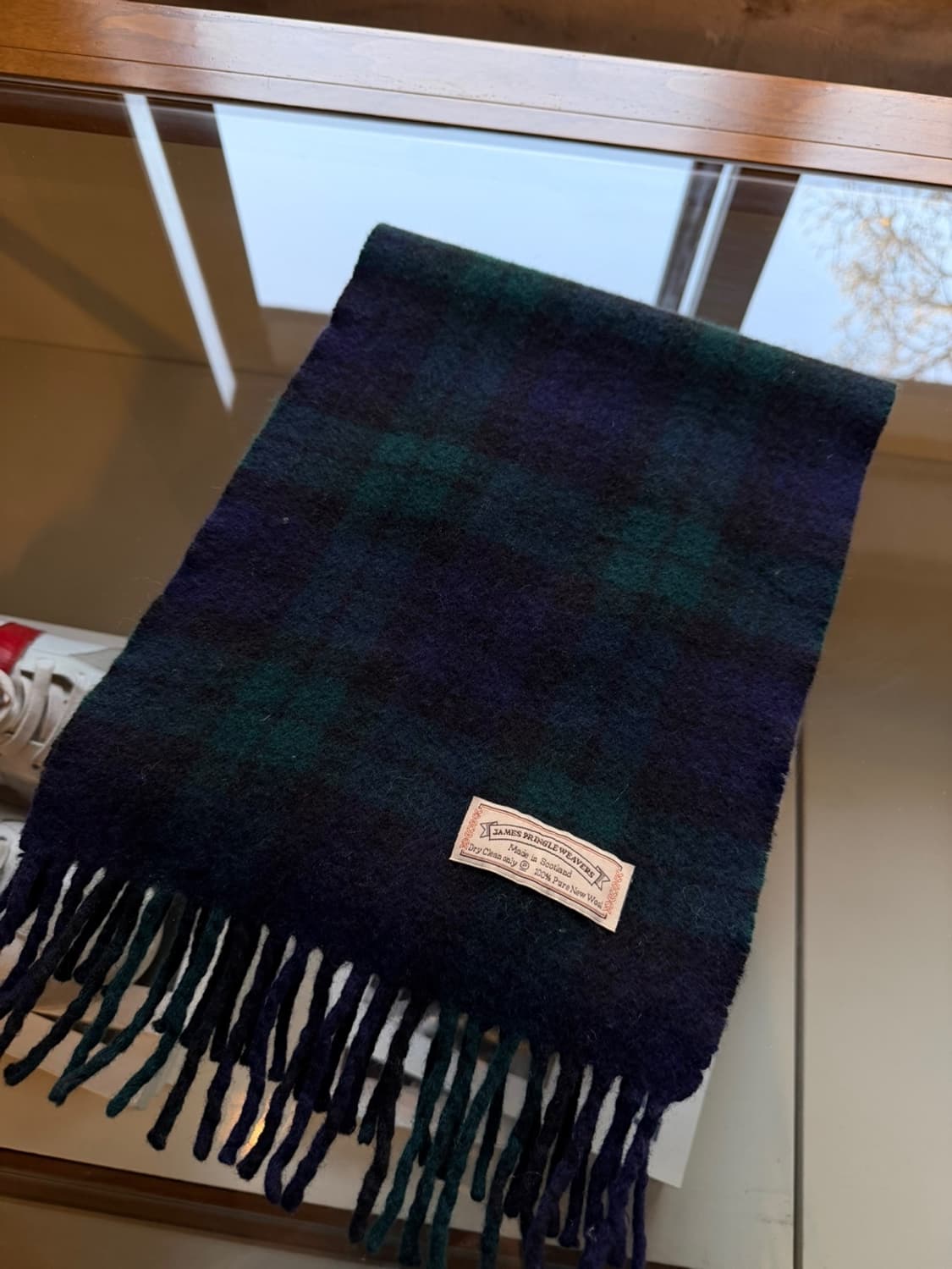 제임스 프링글 위버 블랙와치패턴 머플러 상품이미지4