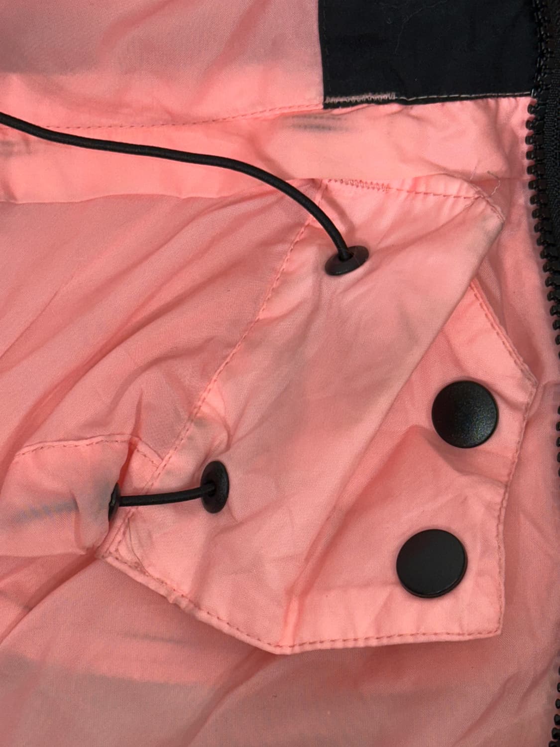 컬럼비아 블랙 기능성 등산 후드 바람막이 오버핏 트랙 자켓 XL 상품이미지9