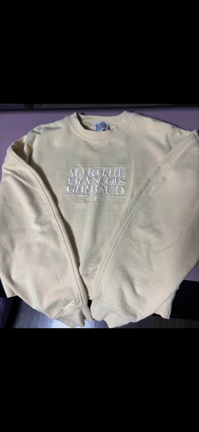 마리떼 프랑소와 저버 크롭 맨투맨 팝니다 상품이미지3