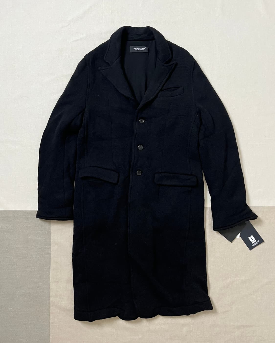 언더커버 19aw 축융 울 니트 코트 undercover 시계테엽오렌지 상품이미지2