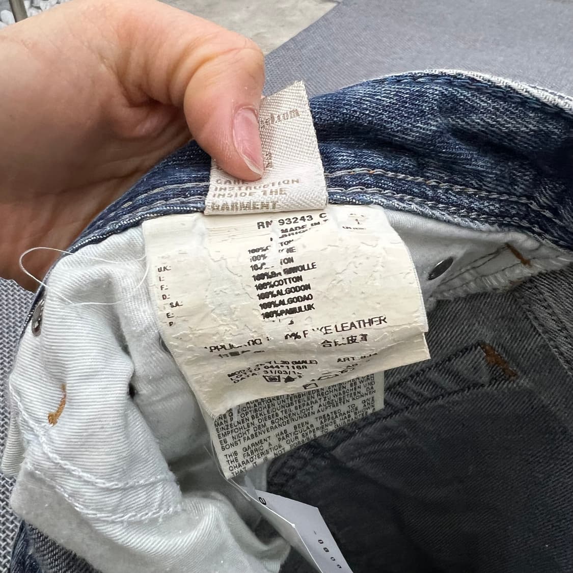 디젤 자티니 데님팬츠 상품이미지5