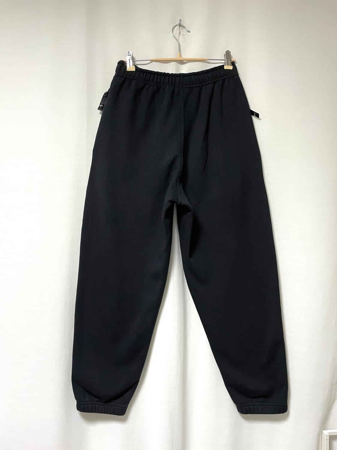 나이키 남녀공용 와이드핏 솔로 스우시 코튼 트레이닝팬츠 S _ 블랙 상품이미지4