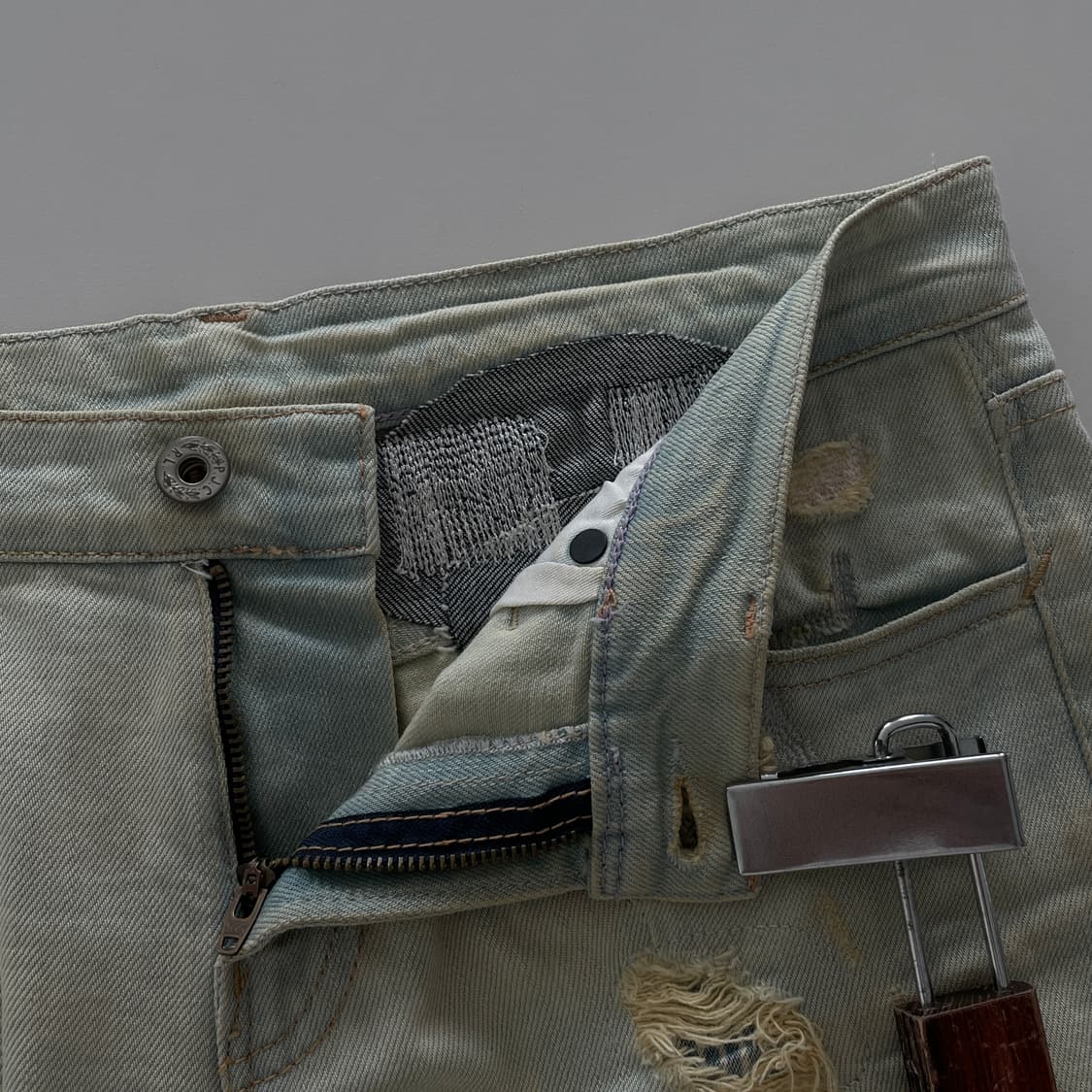 데님 앤 서플라이 폴로 디스트로이드 25(약28)데님 숏츠 반바지 핫팬츠 상품이미지8