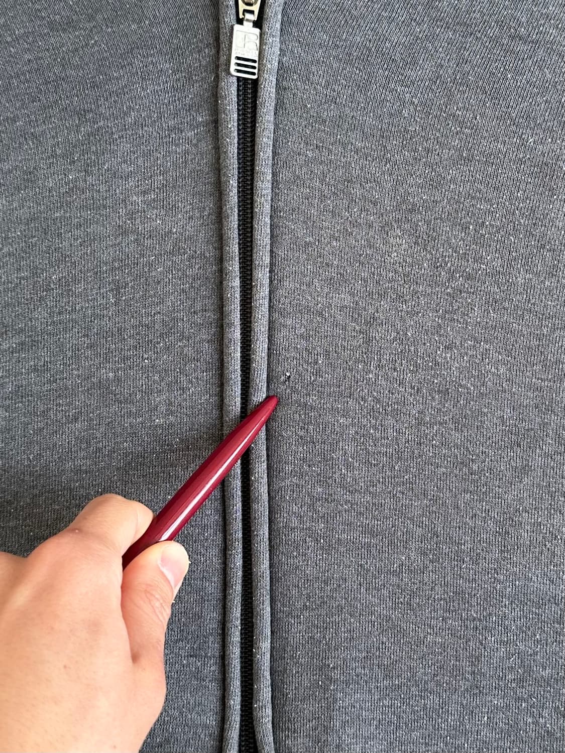 90s 빈티지 러셀 후드집업 다크그레이 L 상품이미지7