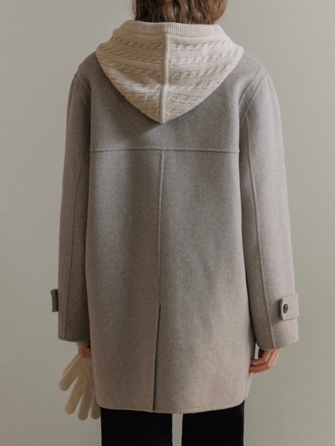 유라고 핸드메이드 더플코트(그레이지) 상품이미지2