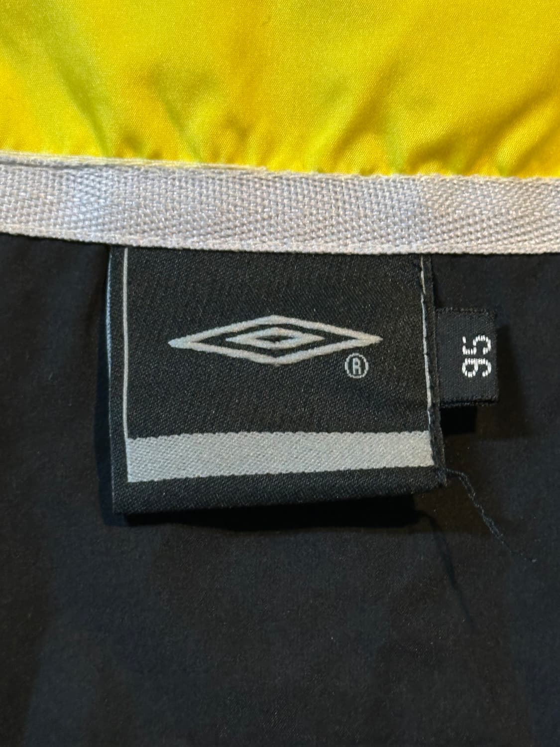 희귀) 엄브로 올드스쿨 배색 바람막이 자켓 블랙 옐로우 상품이미지5