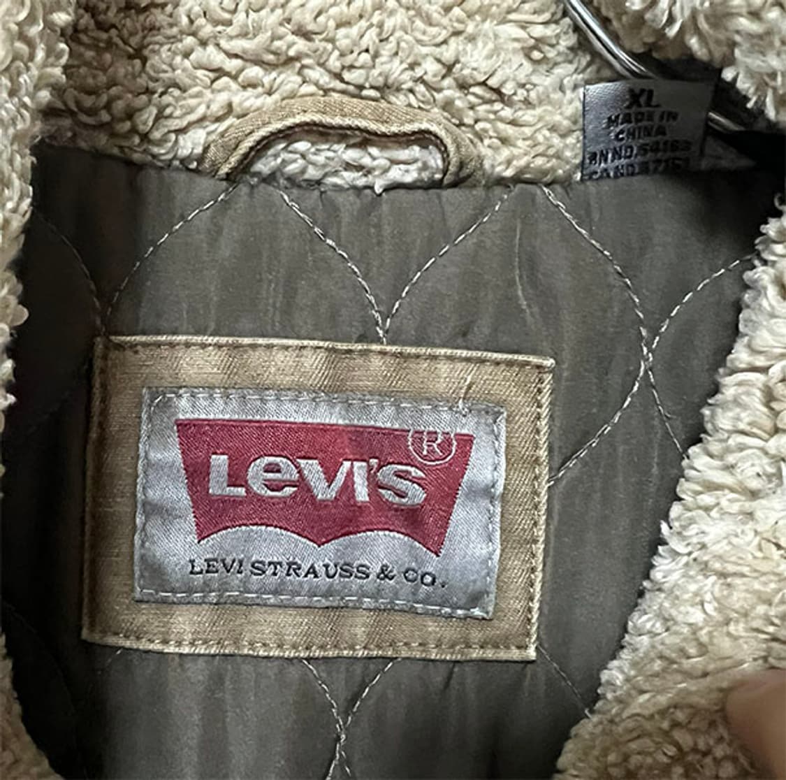 리바이스 남자 면자켓 누빔 추동 캐주얼 XL 105 상품이미지3