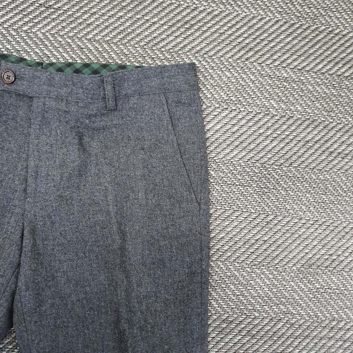 커스텀멜로우 모직 슬랙스 팬츠 남자34 상품이미지3