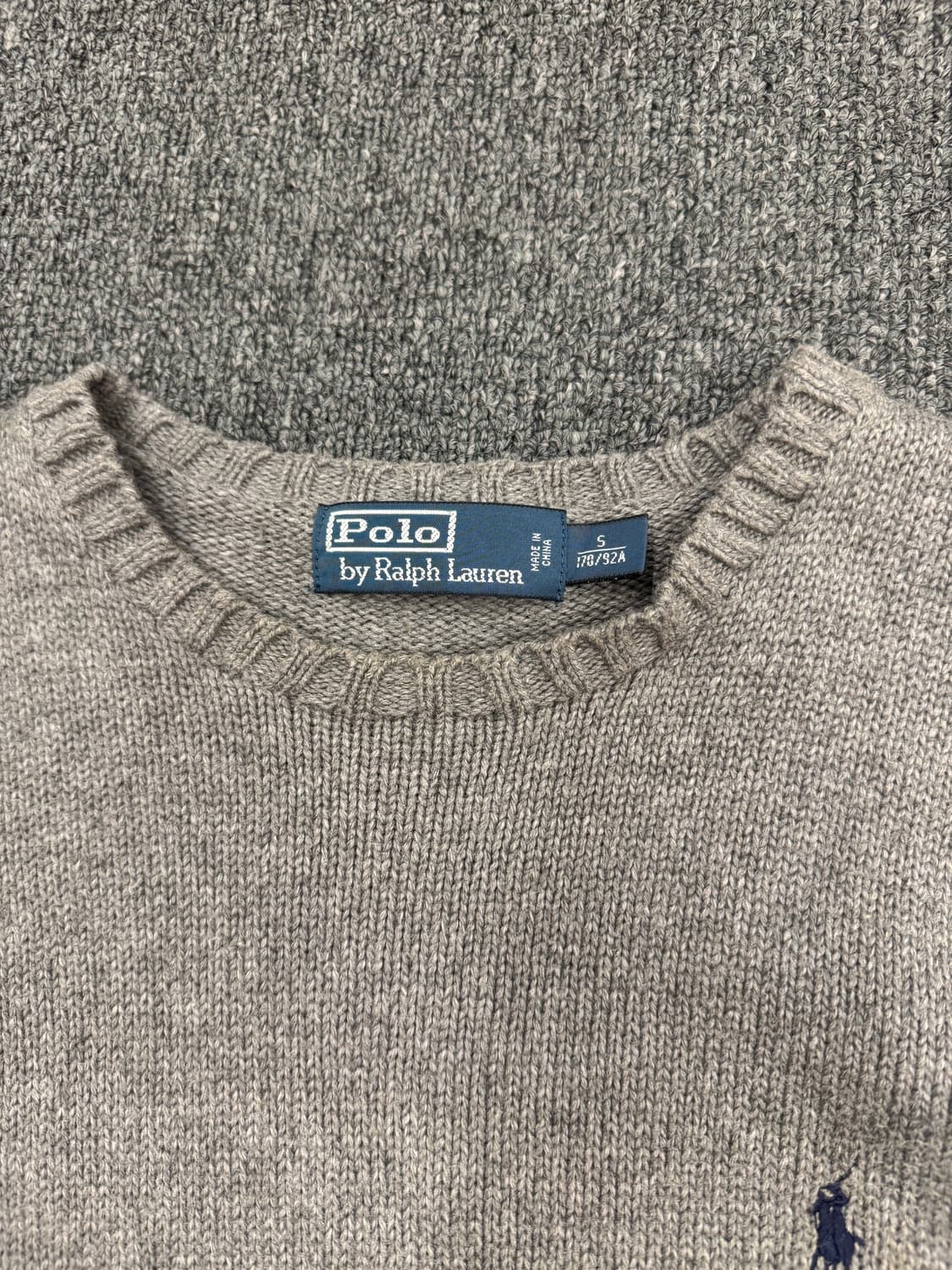 S)폴로 랄프로렌 빈티지 그레이 니트 상품이미지3