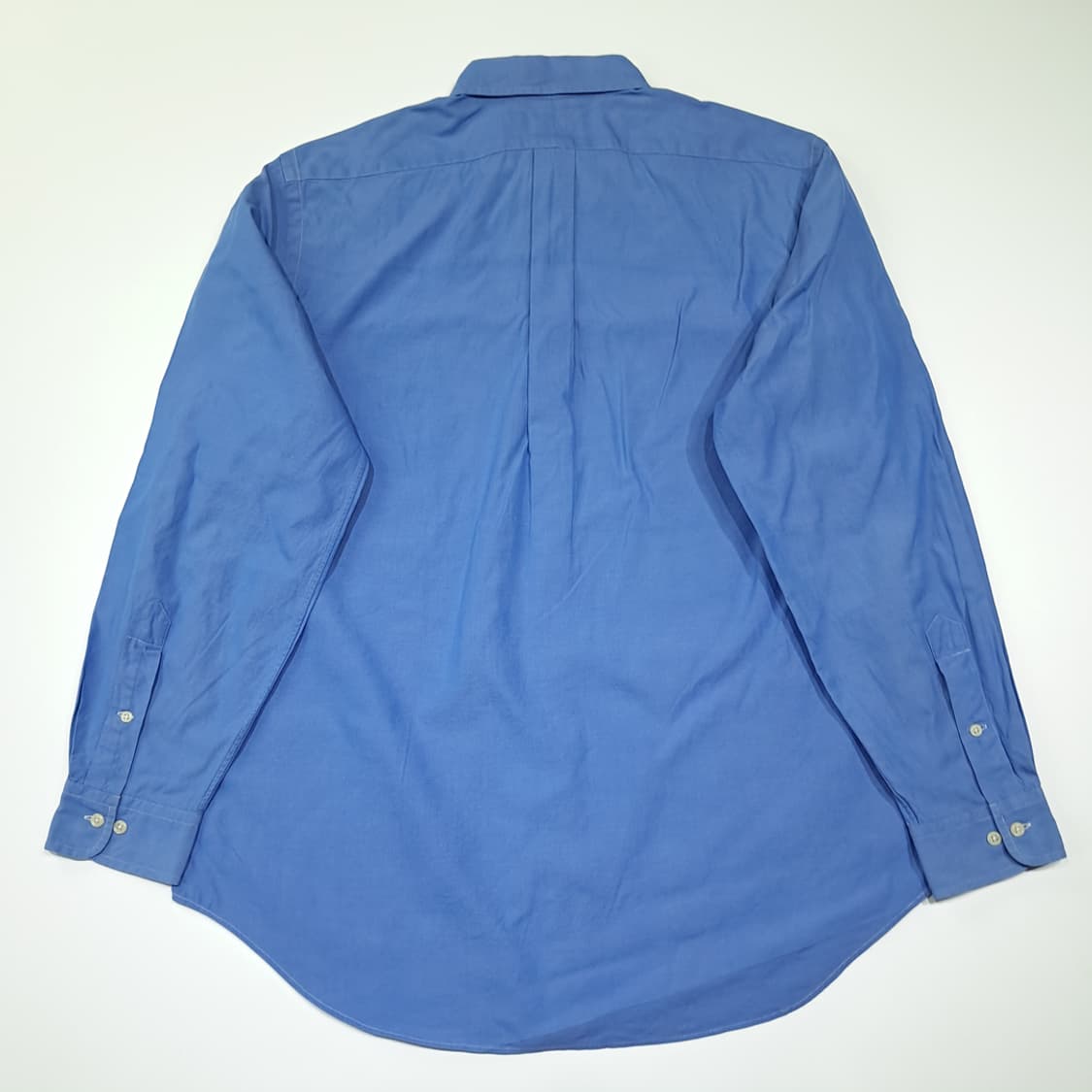 CK084 L 폴로 90s 버튼다운 블루 셔츠 남방 상품이미지6