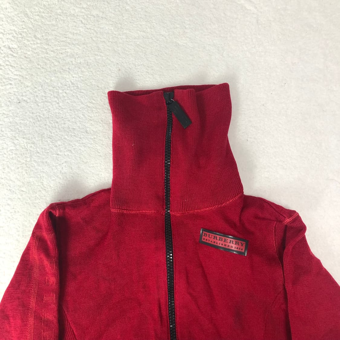 버버리 빈티지 워시드 니트집업 상품이미지4