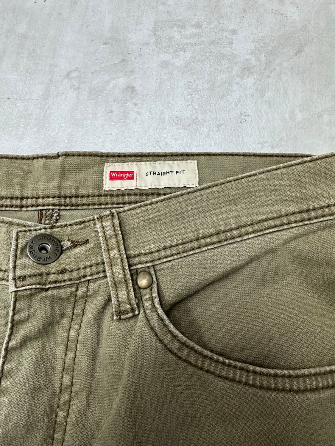 •랭글러 카키 스트레이트핏 팬츠 상품이미지7