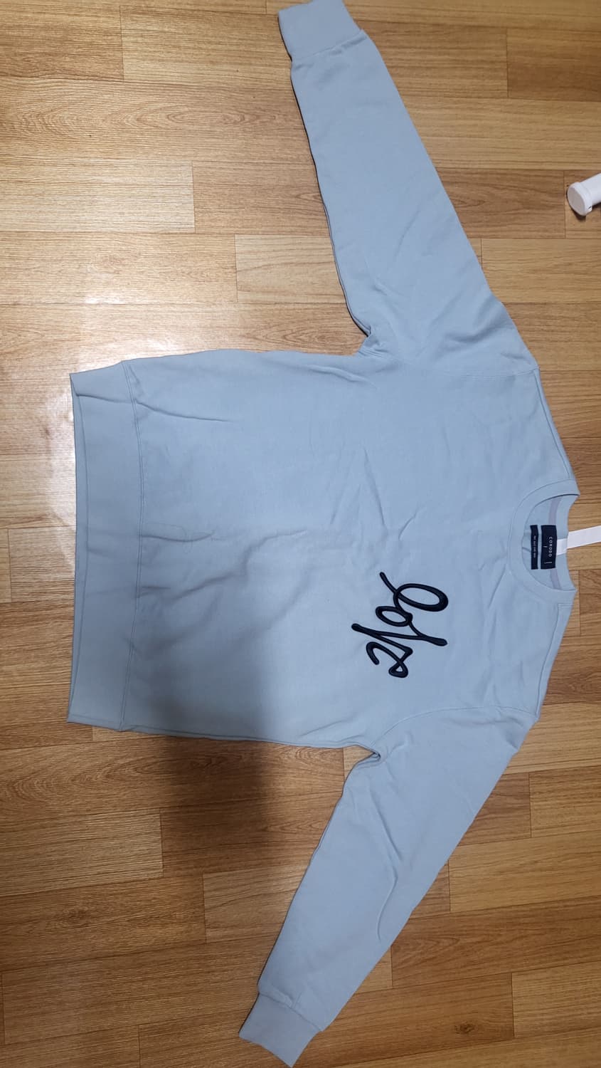 코모도 하늘색 love 맨투맨 105 상품이미지1