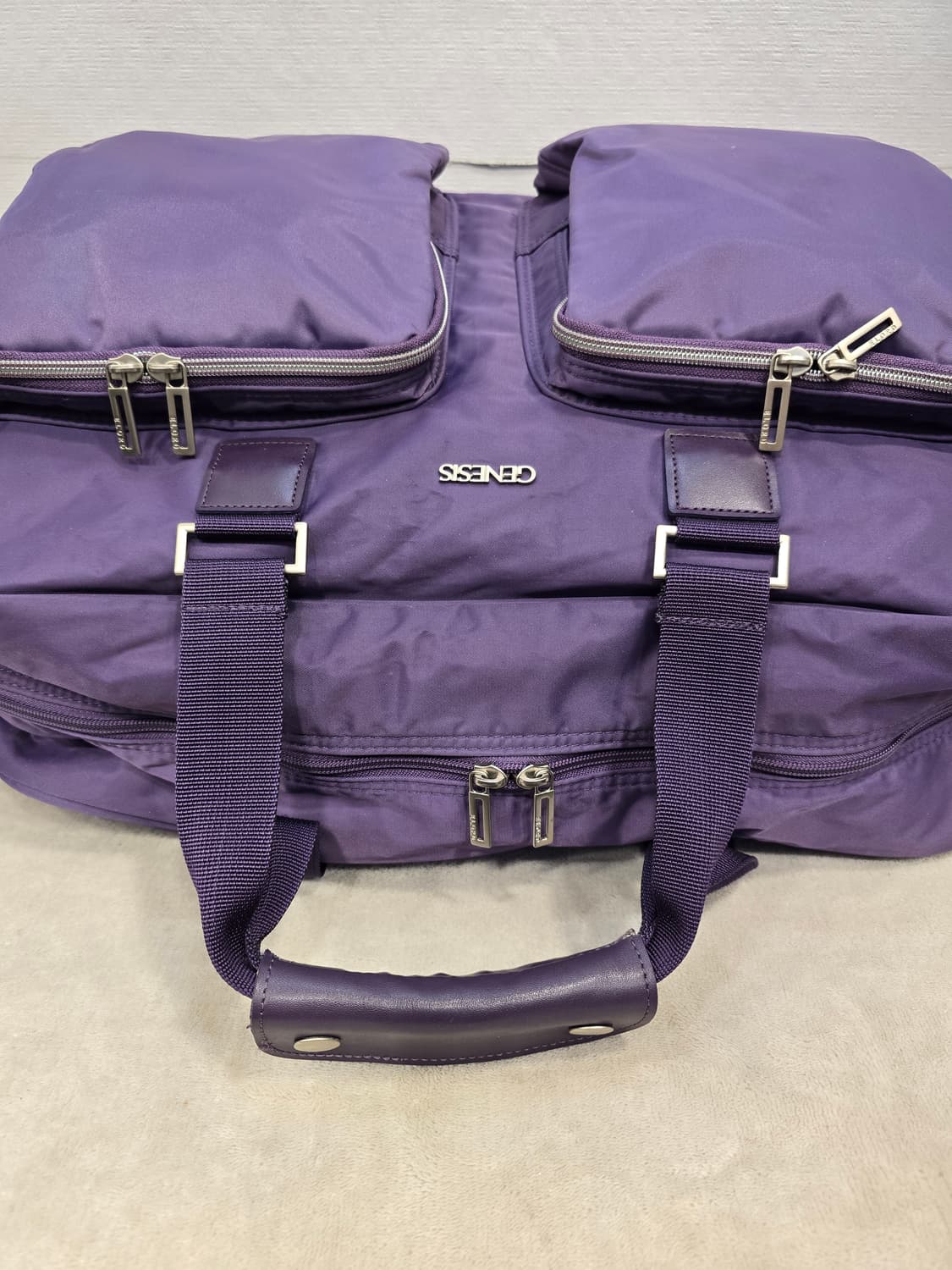 제네시스 보라색 보스턴백 더플백 여행가방 상품이미지5