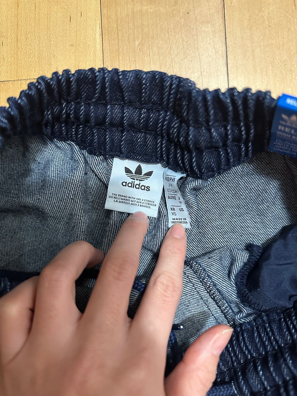 아디다스 데님 팬츠 xs 상품이미지5
