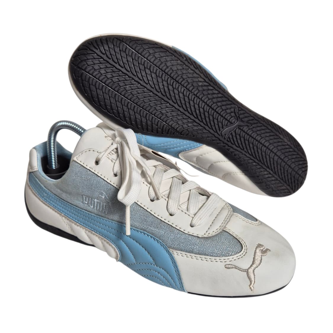 240) PUMA 푸마 OG 스피드켓 메탈릭 인서트 화이트 블루
 상품이미지2