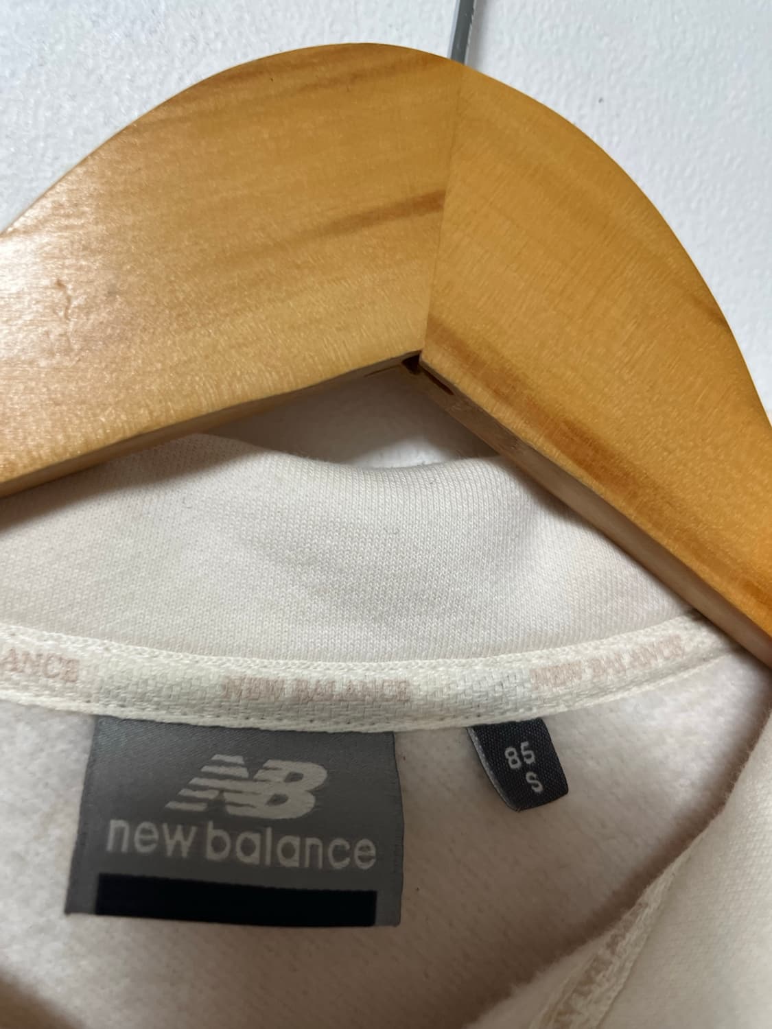 55-66 뉴발란스 반집업 루즈핏 맨투맨 정품 상품이미지4