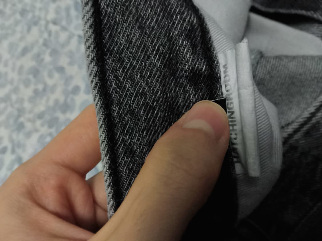 [4] 해칭룸 와이드 커브진 워시드 블랙 상품이미지5