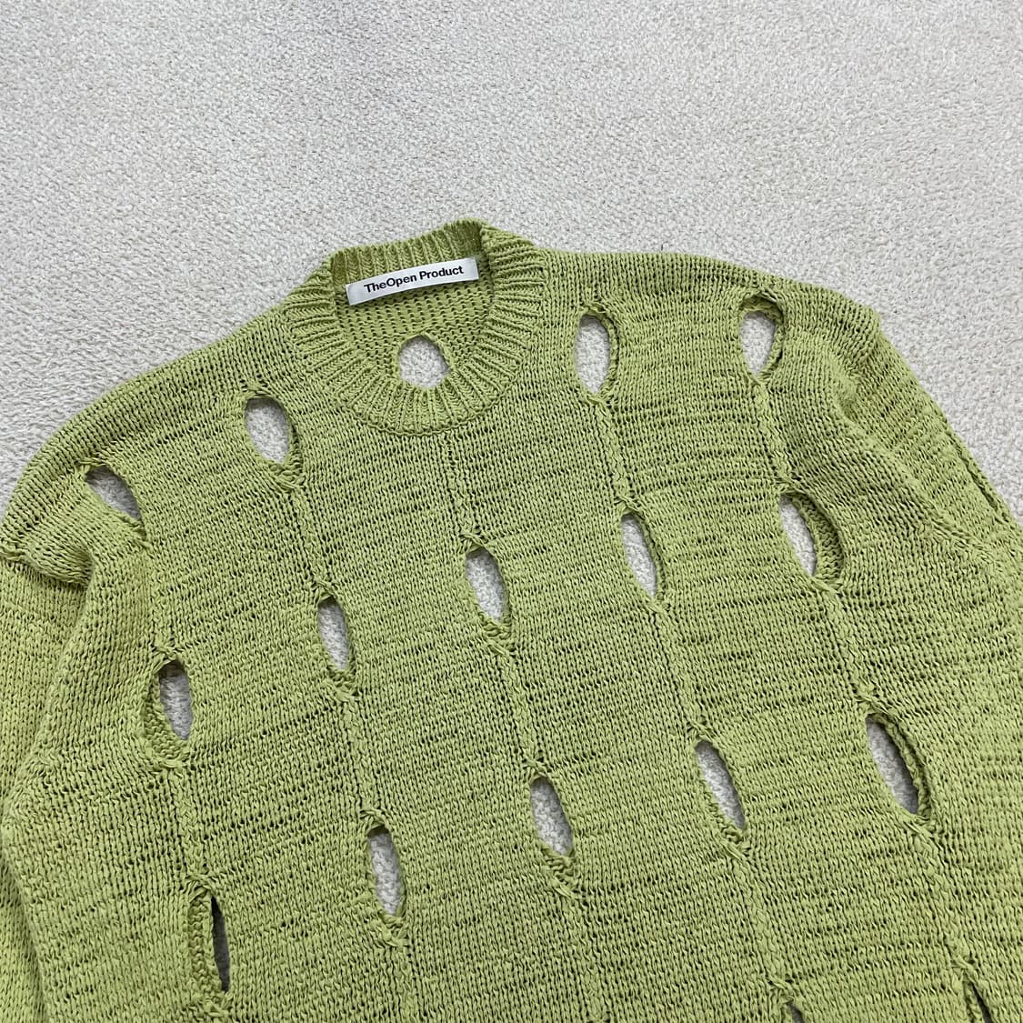 더 오픈프로덕트 컷아웃 슬래쉬 니트 상품이미지2