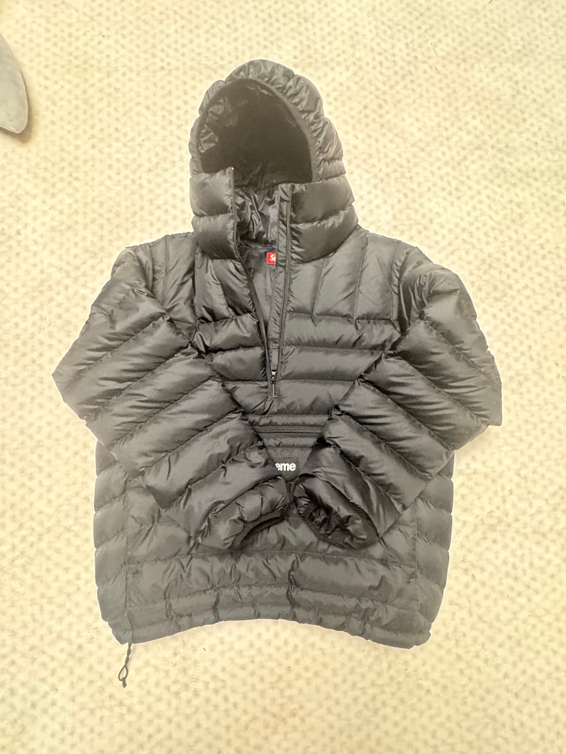 슈프림 마이크로 다운 하프 집 풀 오버 블랙 ( s 사이즈) 상품이미지1